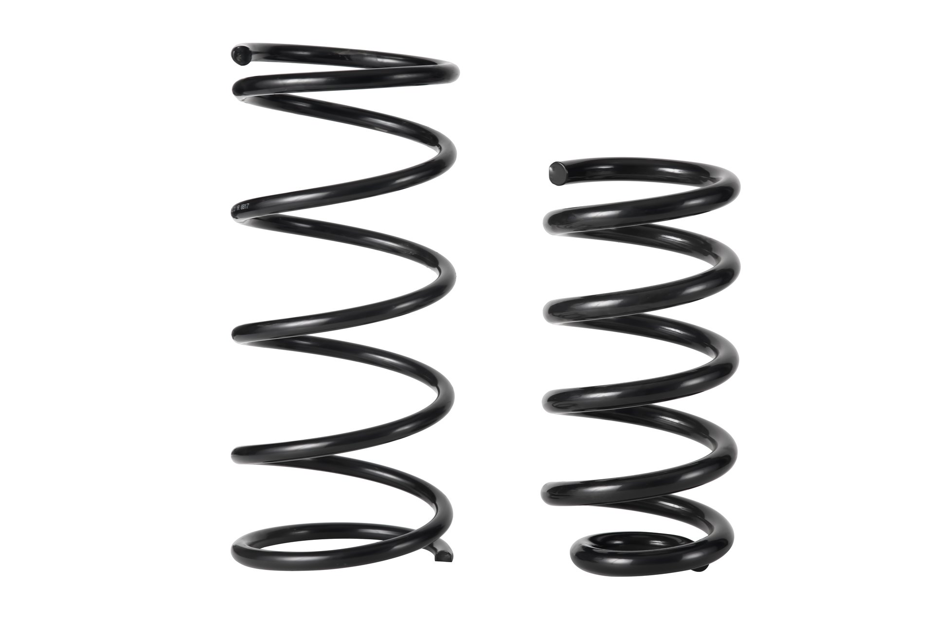 Automotive suspension spring to support the weight of the vehicle